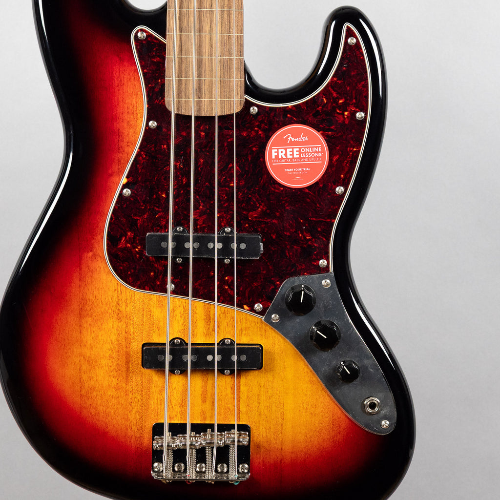 Squier Classic Vibe '60s Jazz Bass Fretless, 3-Color Sunburst