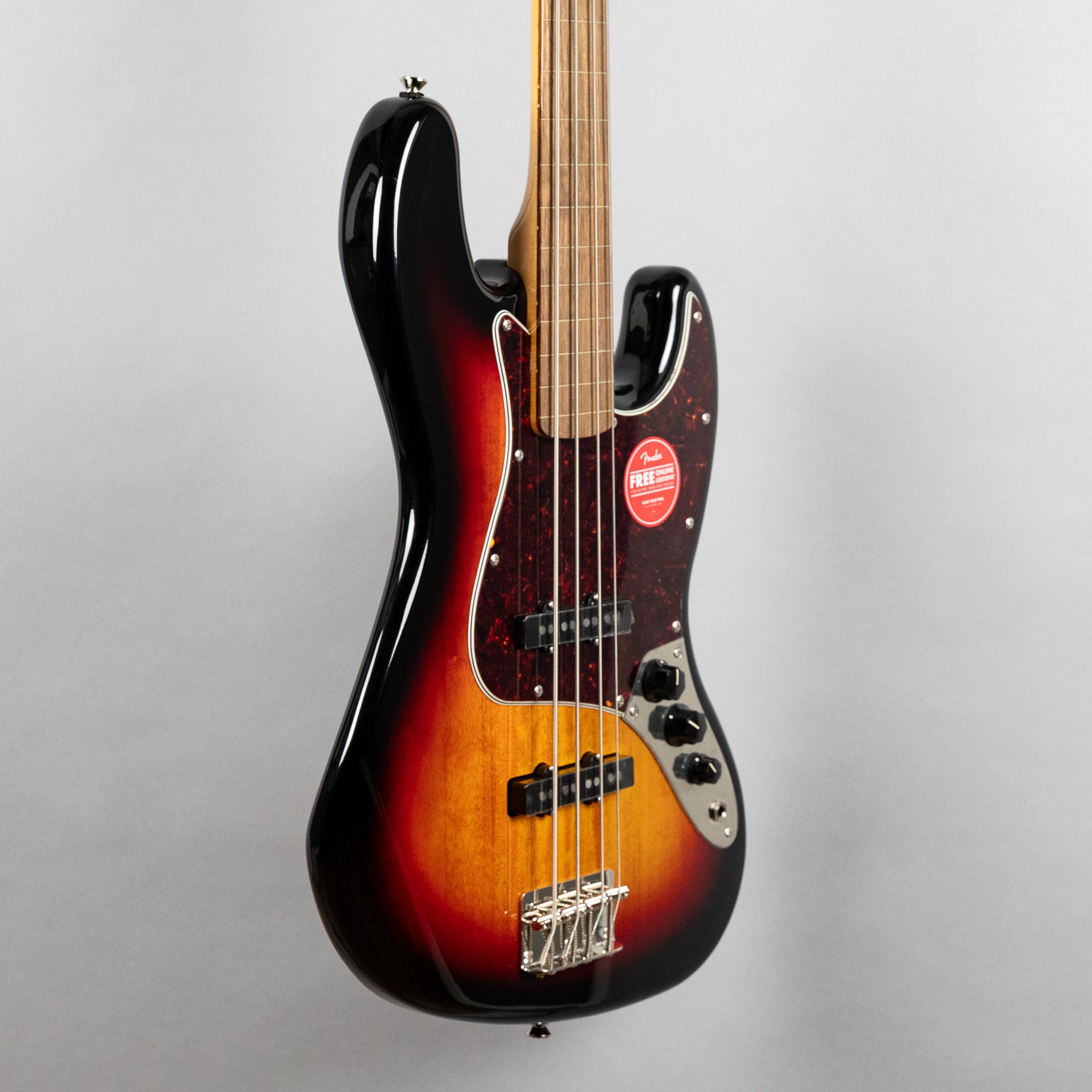 Squier Classic Vibe '60s Jazz Bass Fretless, 3-Color Sunburst
