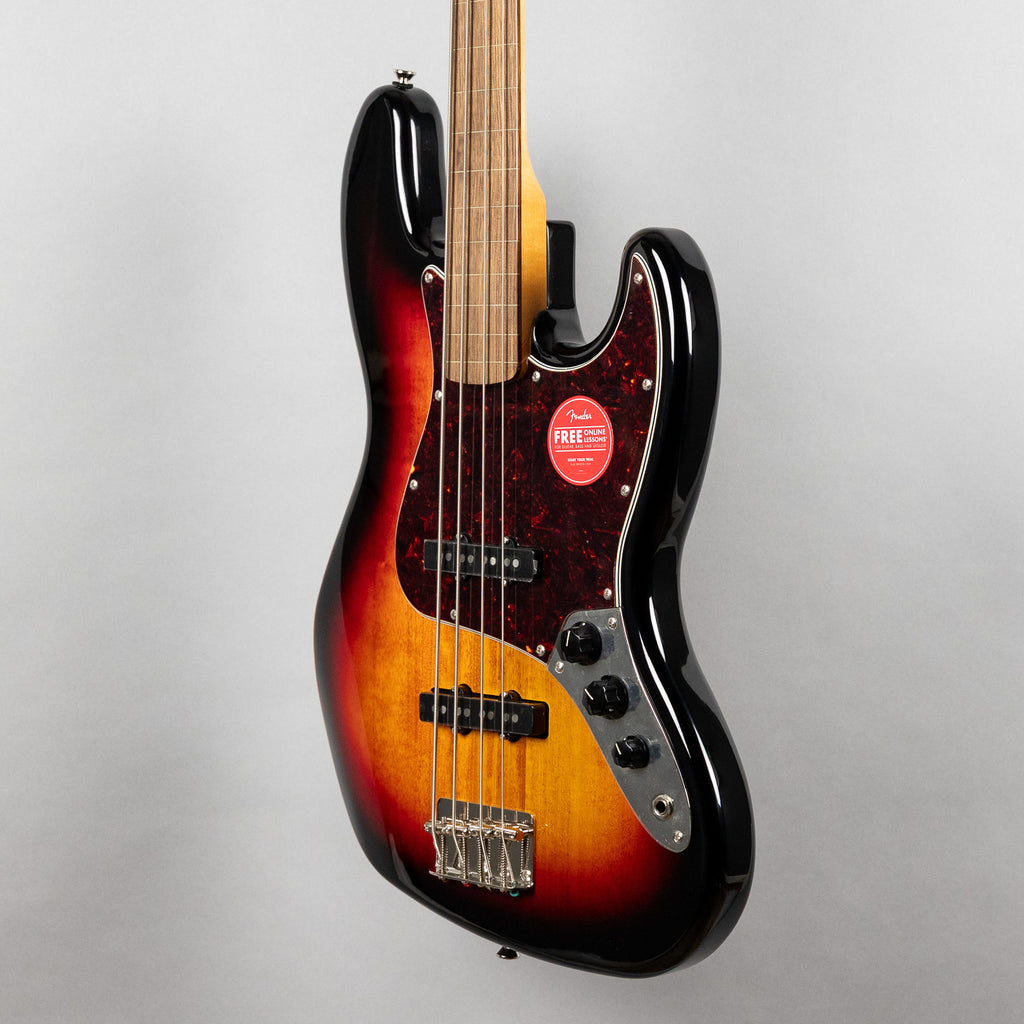 Squier Classic Vibe '60s Jazz Bass Fretless, 3-Color Sunburst