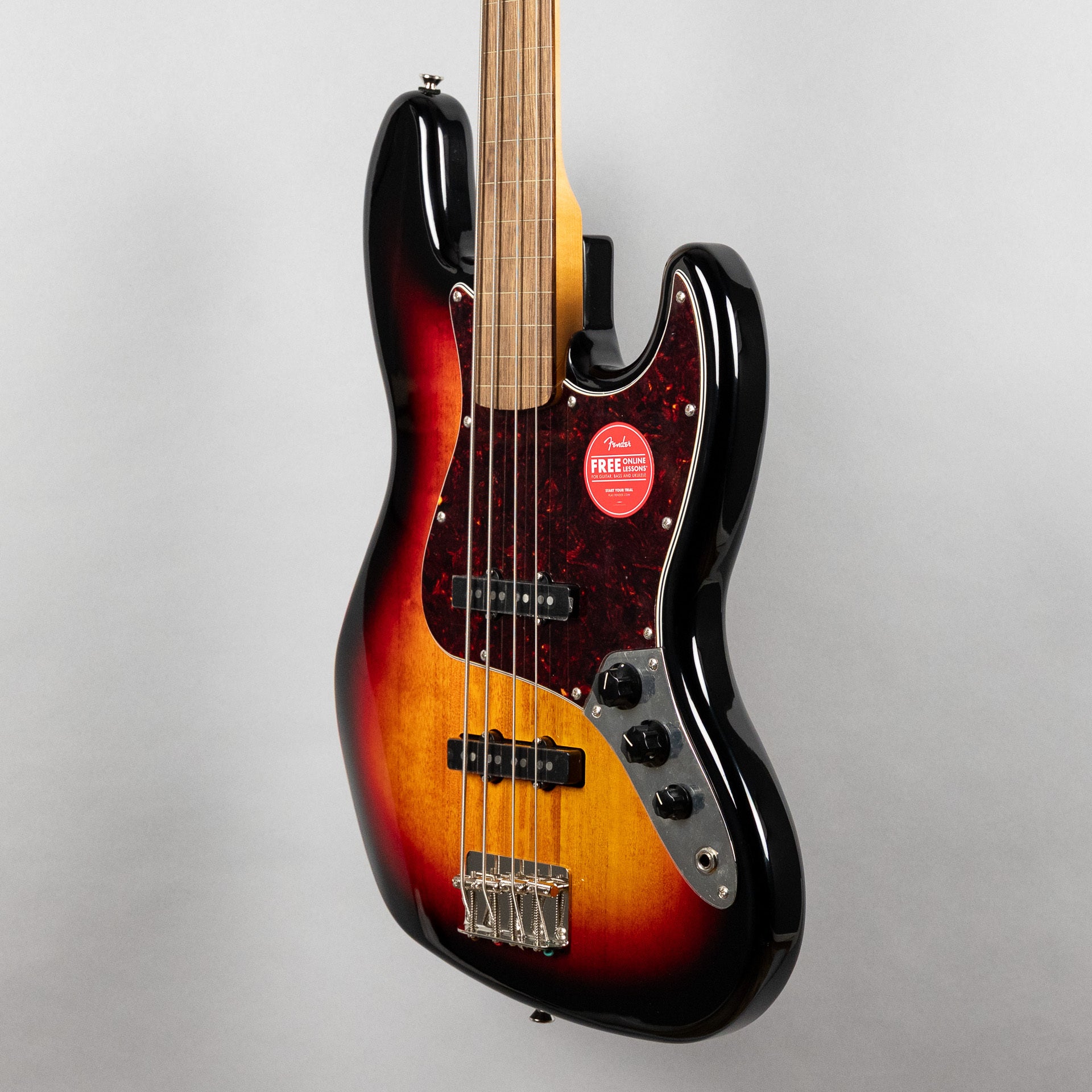 Squier Classic Vibe '60s Jazz Bass Fretless, 3-Color Sunburst
