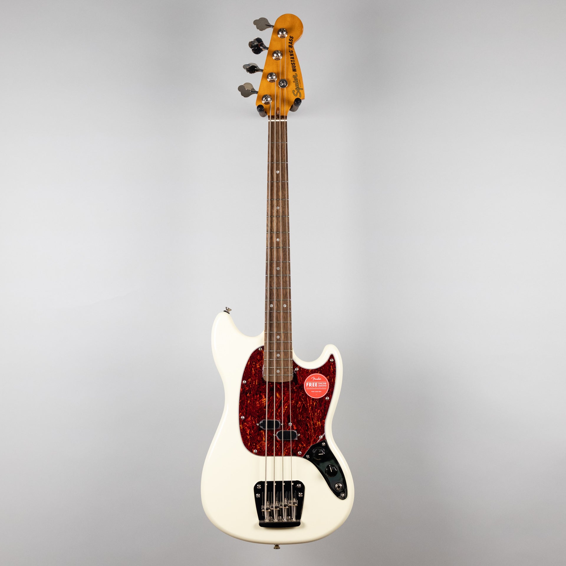 Squier Classic Vibe '60s Mustang Bass Guitar, Olympic White