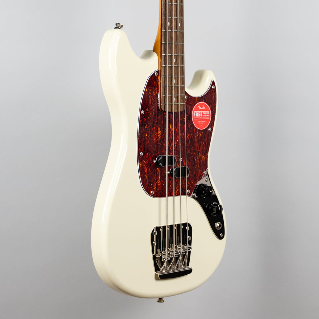 Squier Classic Vibe '60s Mustang Bass Guitar, Olympic White
