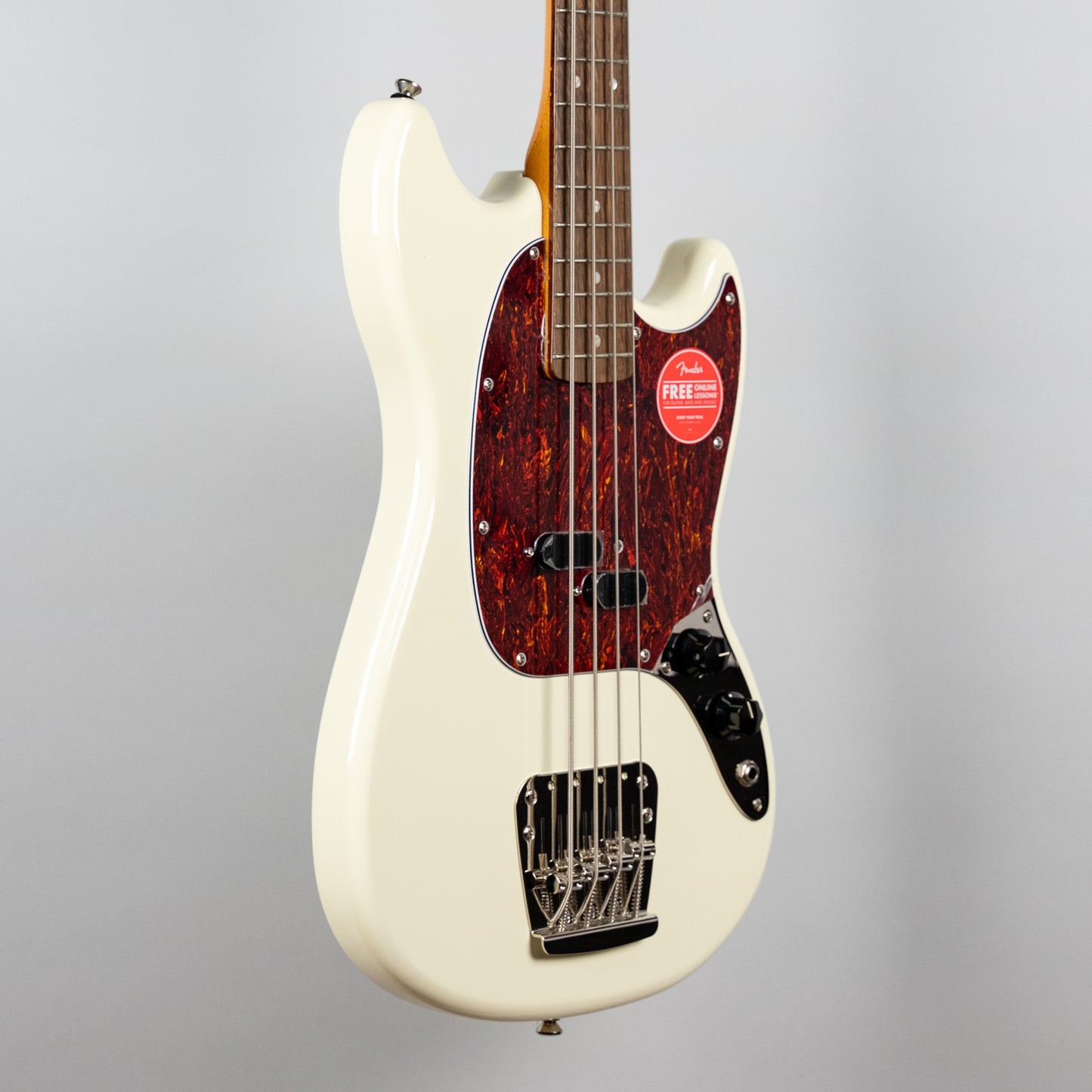 Squier Classic Vibe '60s Mustang Bass Guitar, Olympic White