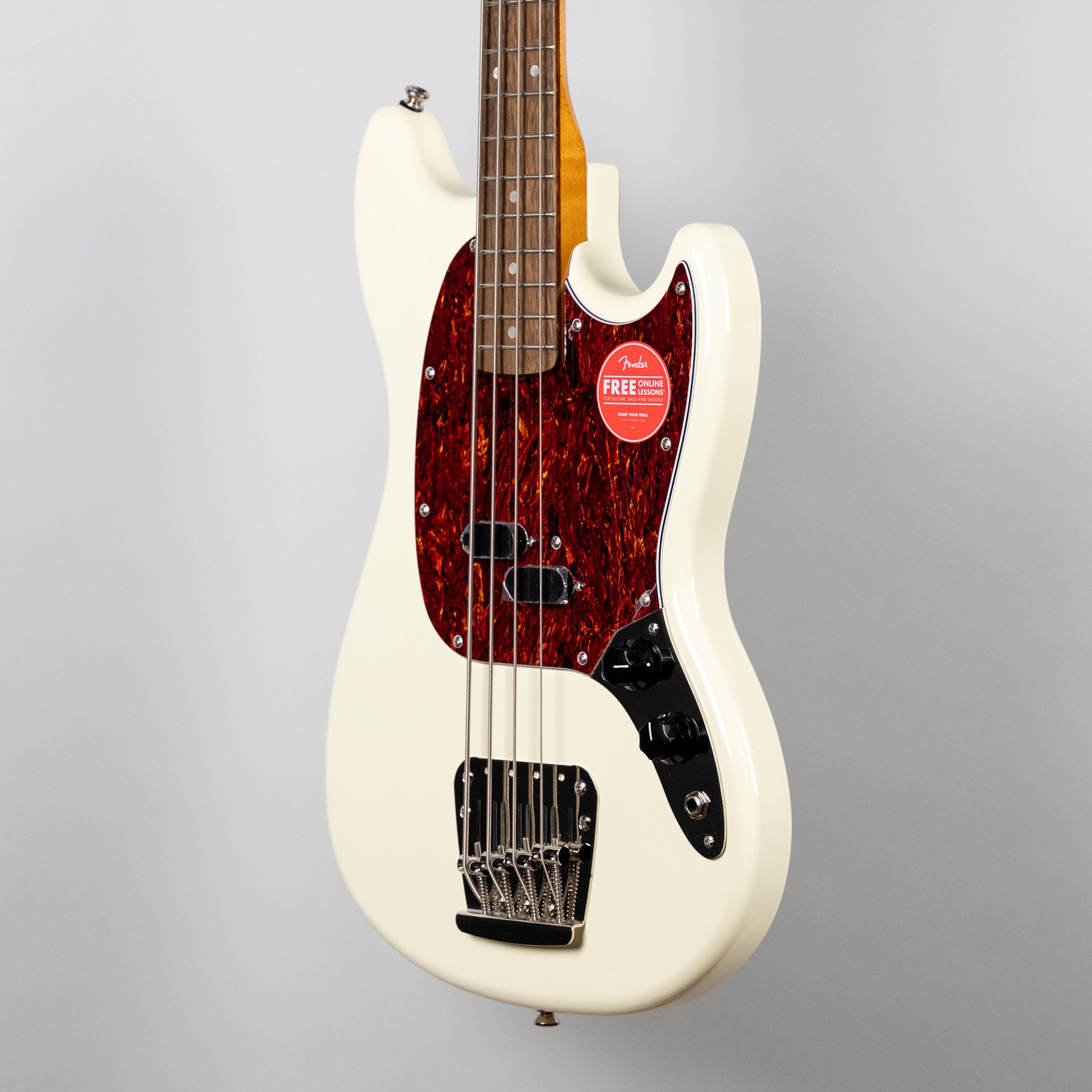 Squier Classic Vibe '60s Mustang Bass Guitar, Olympic White