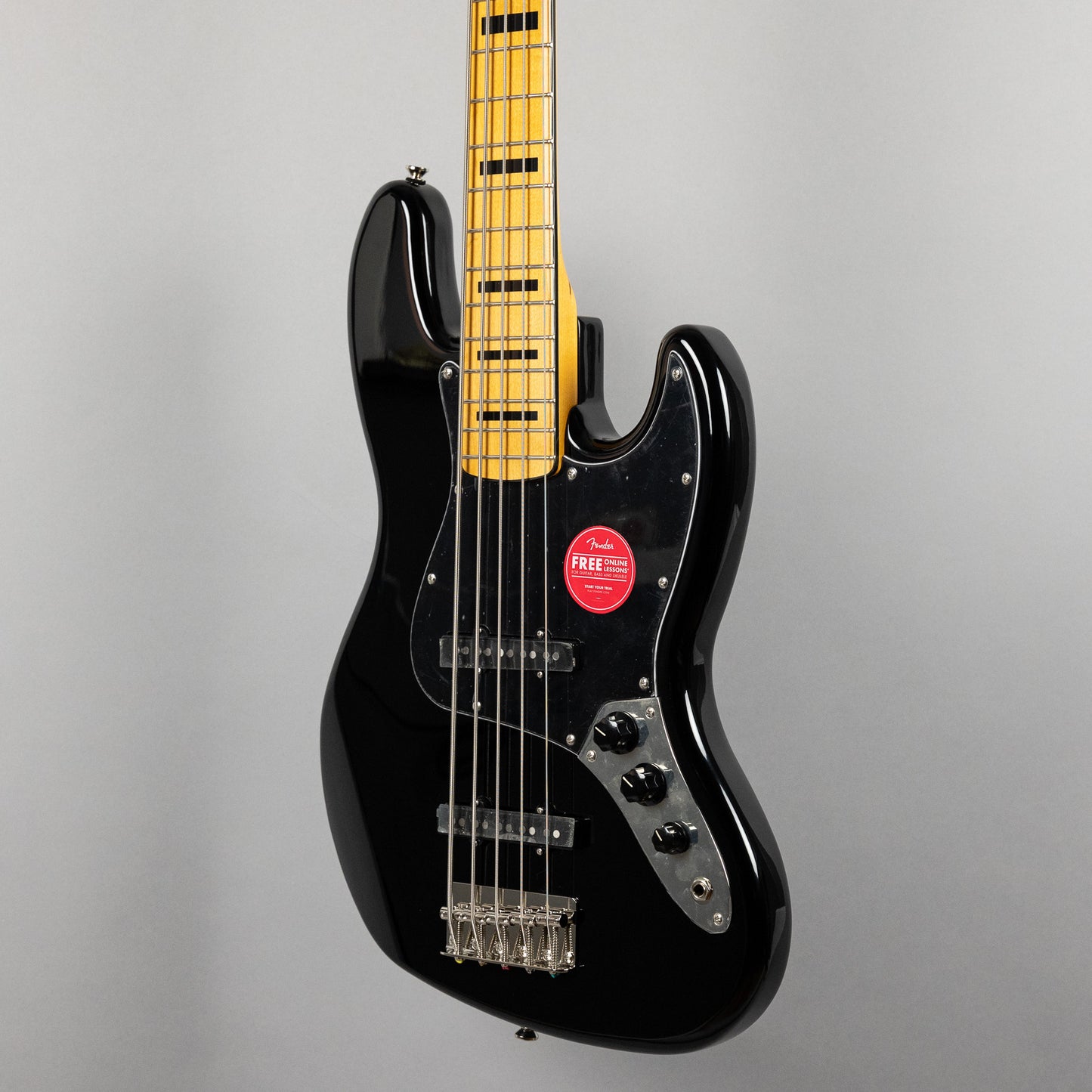Squier Classic Vibe '70s Jazz Bass V, Black