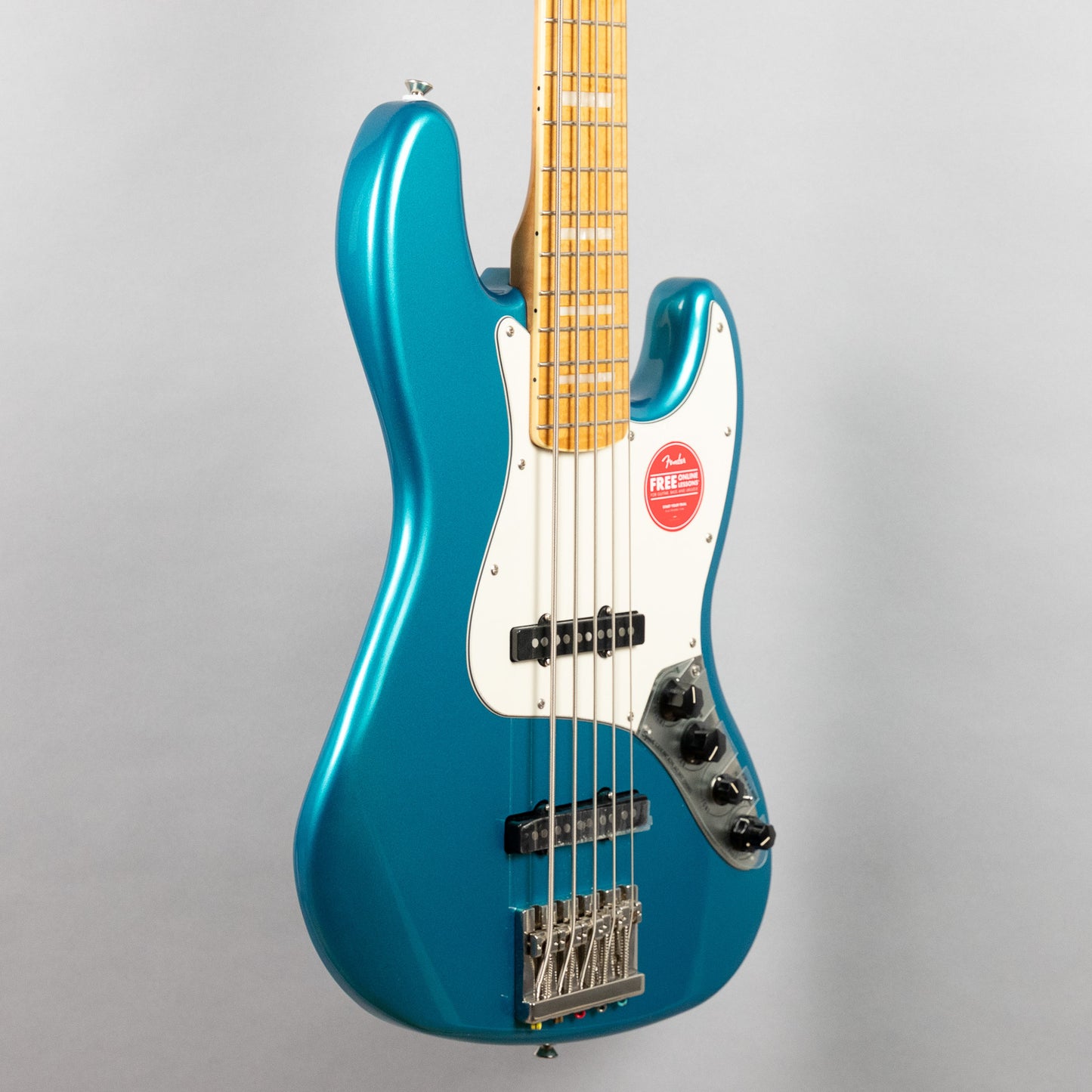 Squier Classic Vibe Active '70s Jazz Bass V, Ocean Turquoise
