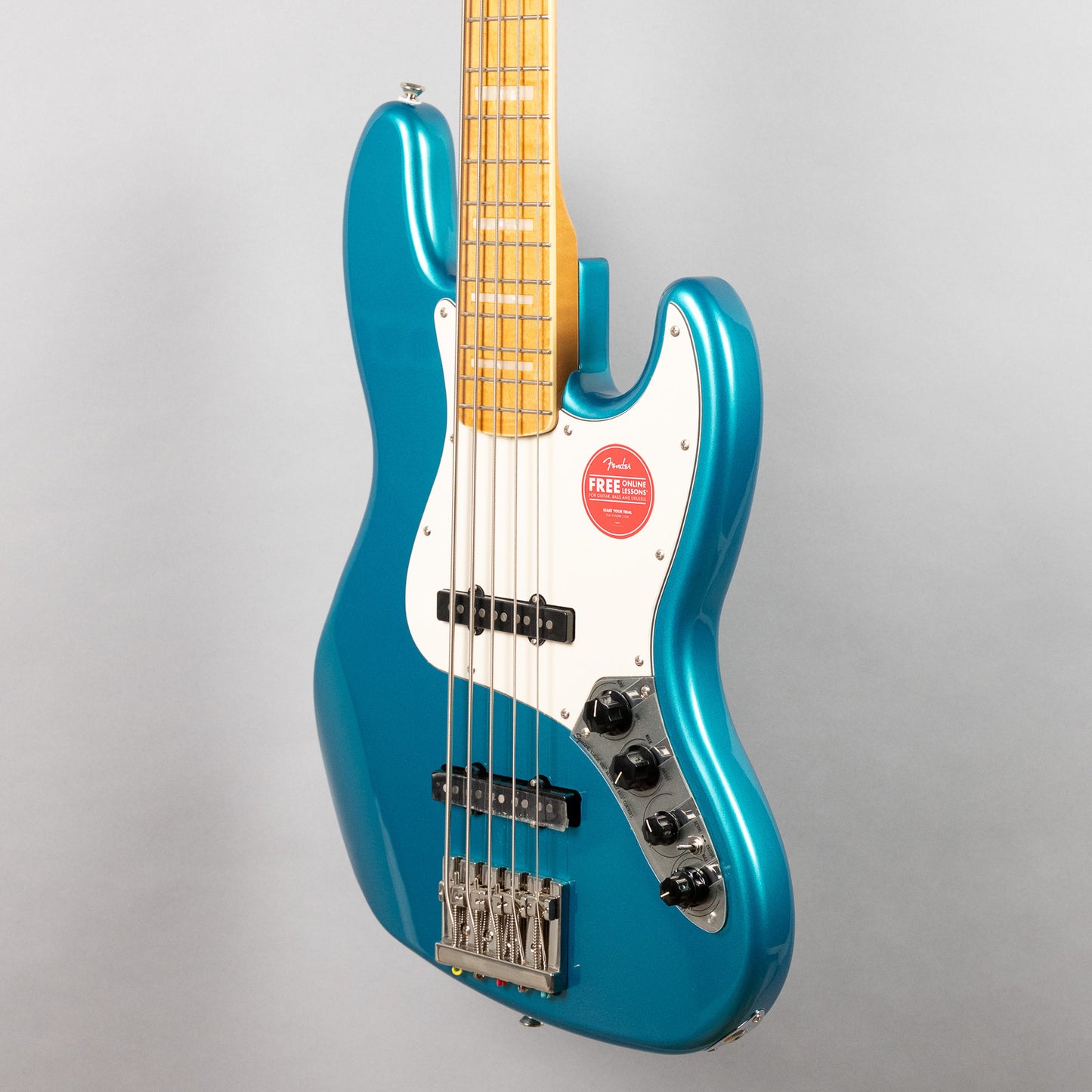Squier Classic Vibe Active '70s Jazz Bass V, Ocean Turquoise