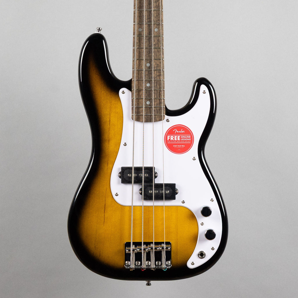 Squier Mini Precision Bass, Laurel Fingerboard, 2-Color Sunburst