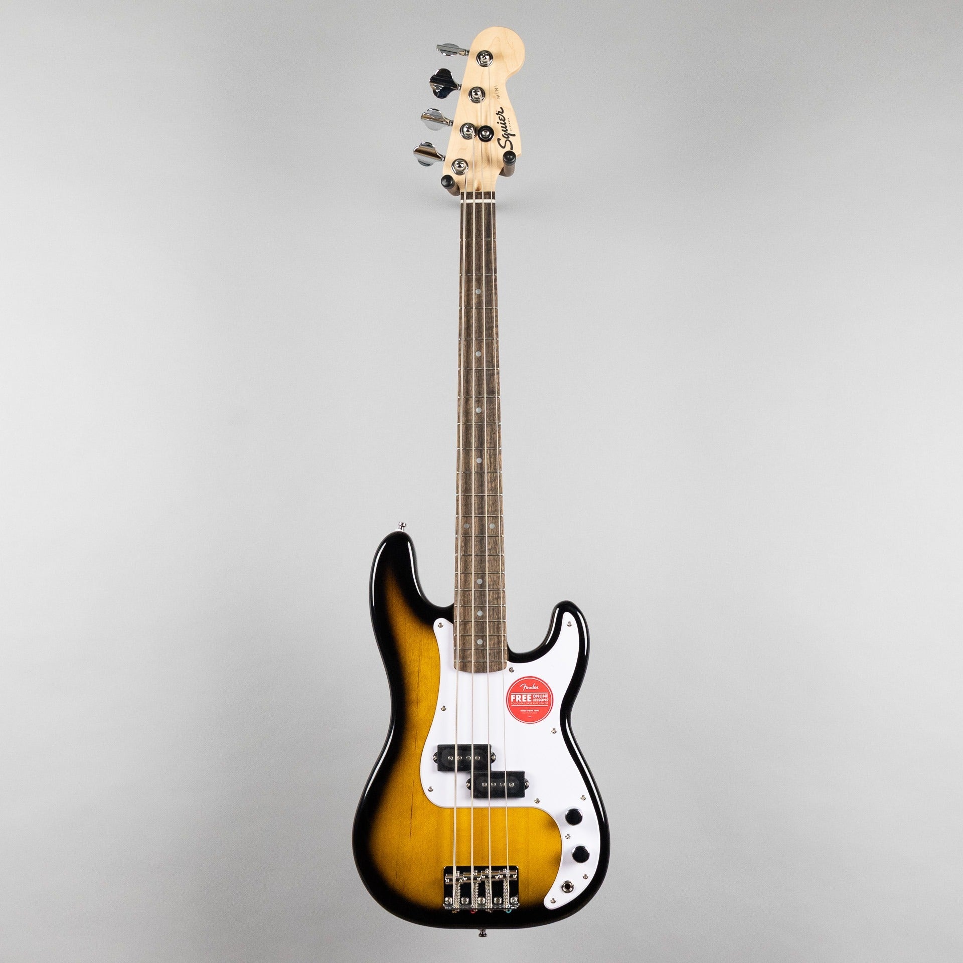 Squier Mini Precision Bass, Laurel Fingerboard, 2-Color Sunburst