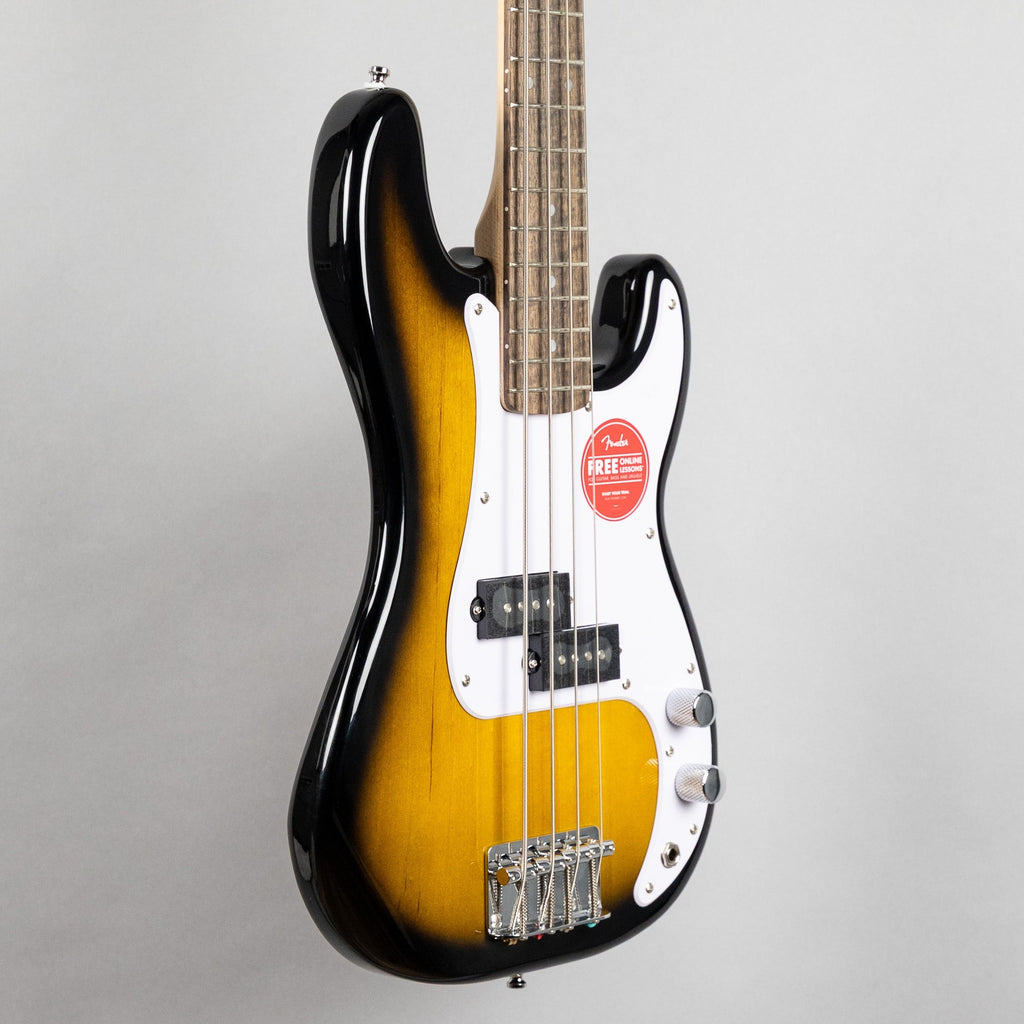 Squier Mini Precision Bass, Laurel Fingerboard, 2-Color Sunburst