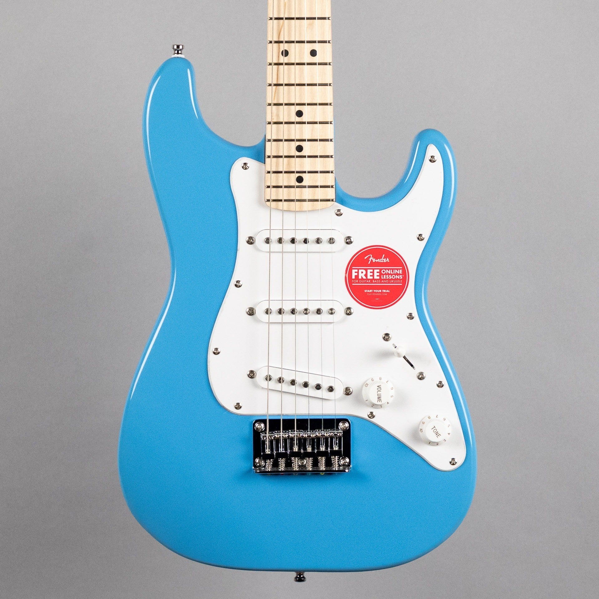 Squier Mini Stratocaster, Maple Fingerboard, California Blue