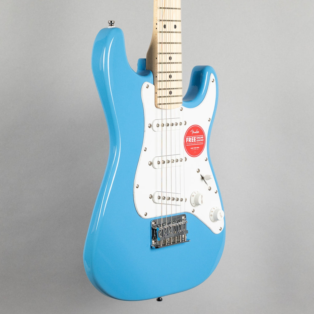 Squier Mini Stratocaster, Maple Fingerboard, California Blue