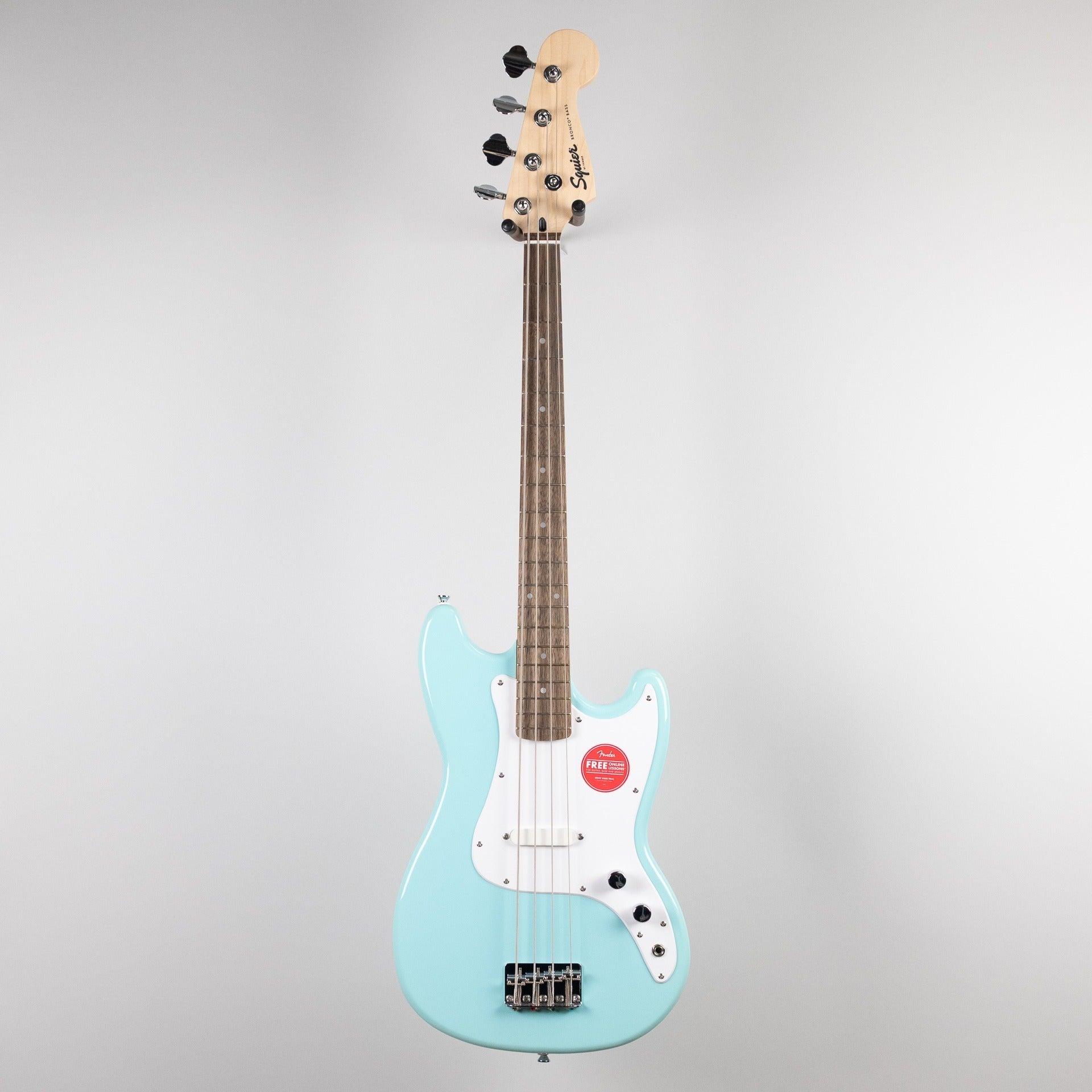 Squier Sonic Bronco Bass, Laurel Fingerboard, Daphne Blue