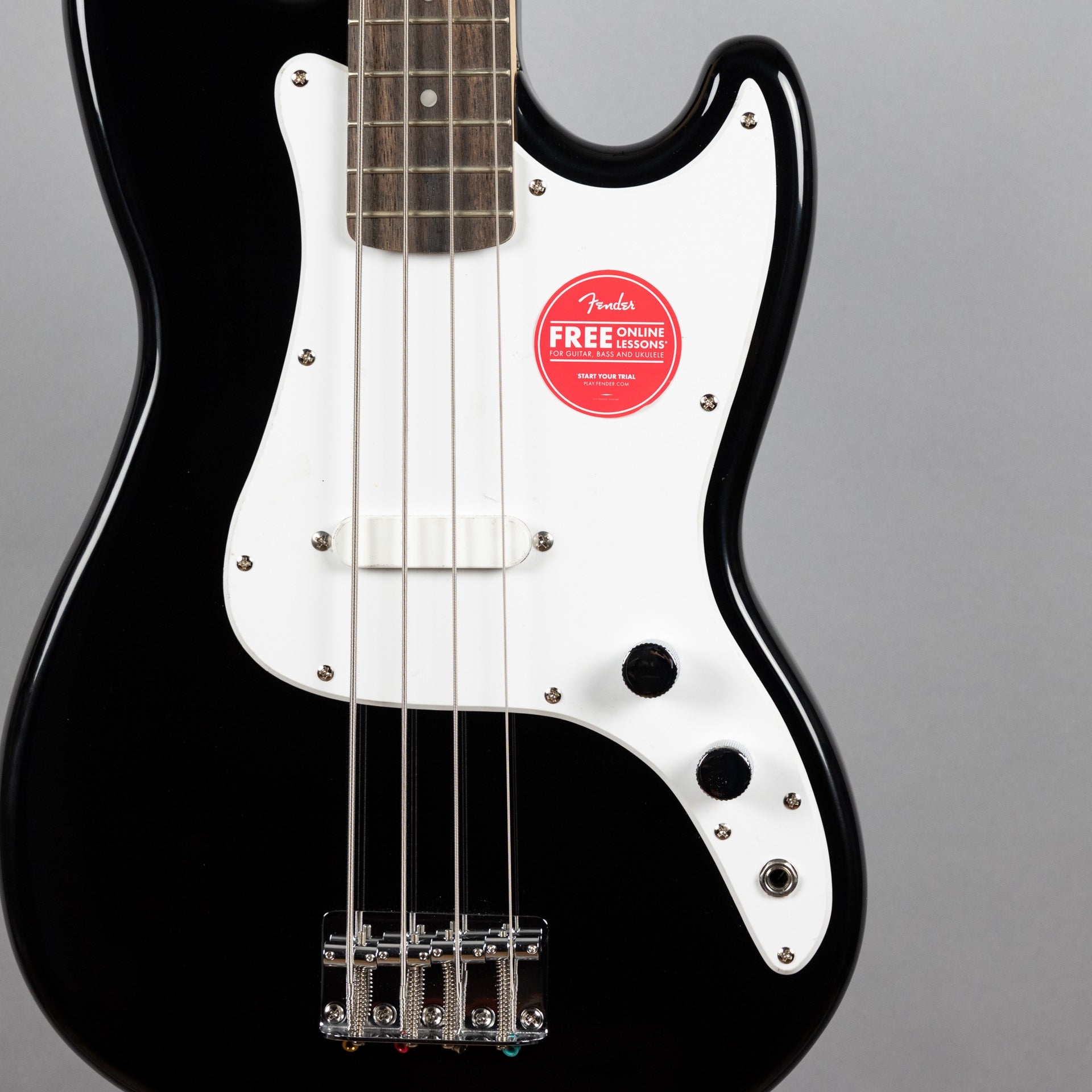 Squier Sonic Bronco Bass, Laurel Fingerboard, Black