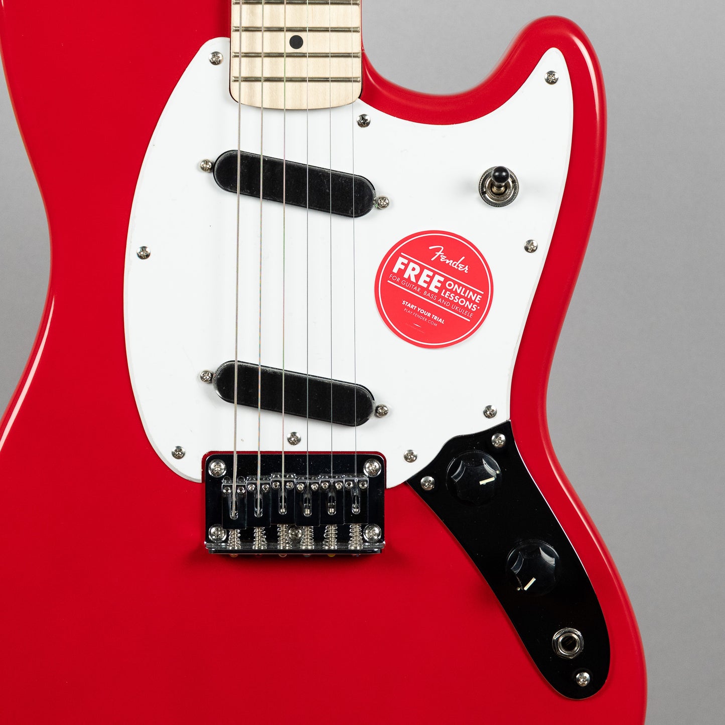 Squier Sonic Mustang, Torino Red