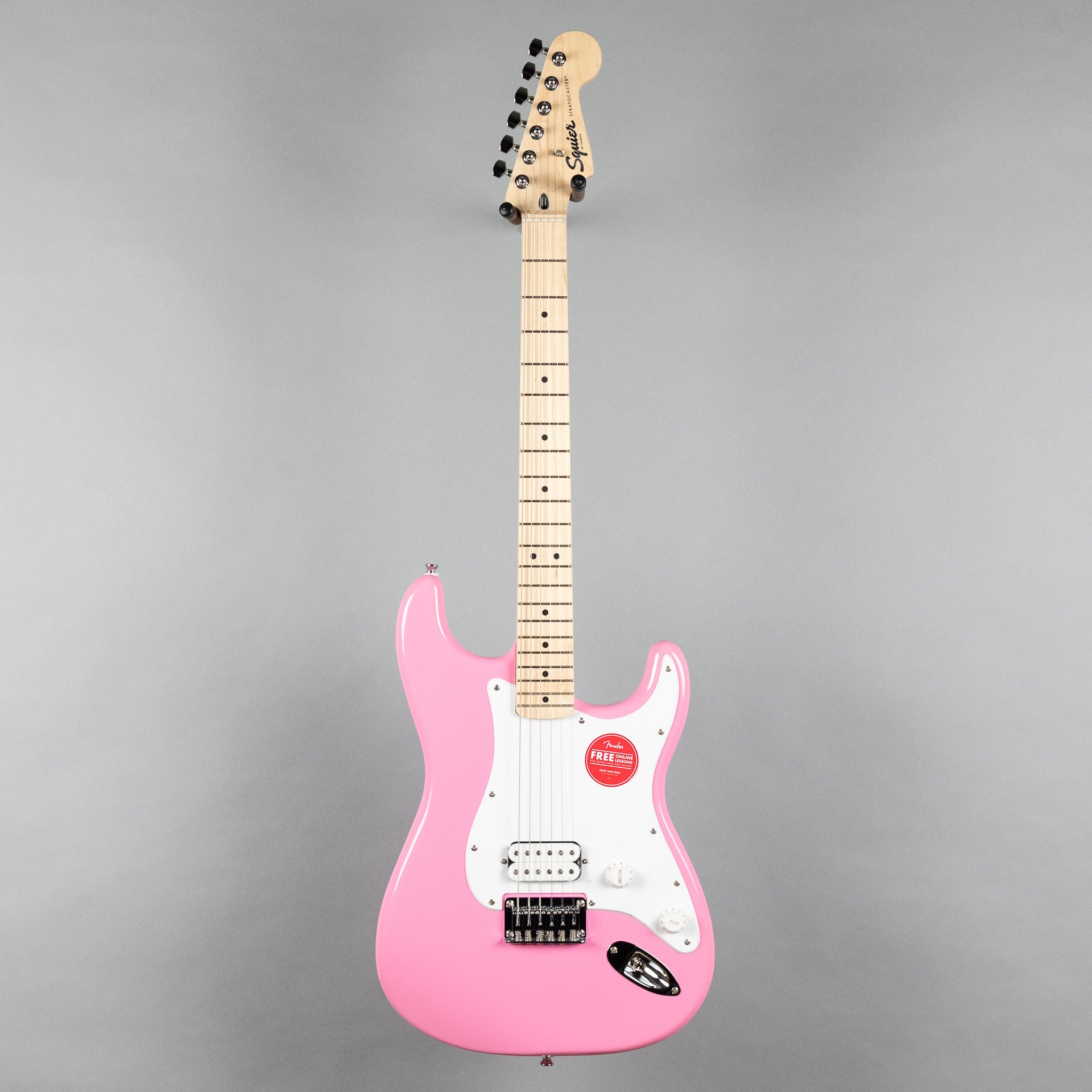 Squier Sonic Stratocaster HT H, Maple Fingerboard, Flash Pink