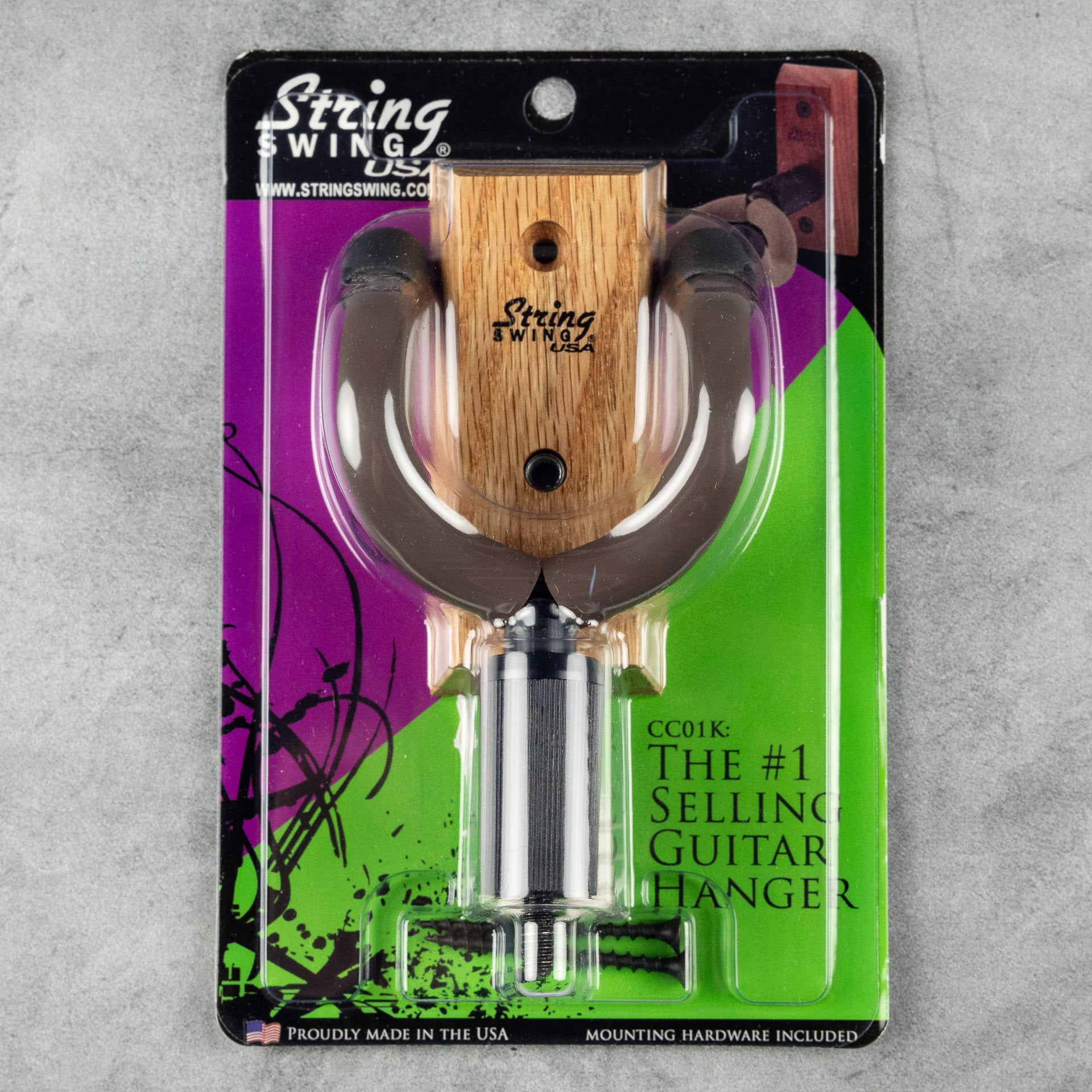 String Swing CC01K Guitar Wall Mount for Acoustic & Electric Guitars