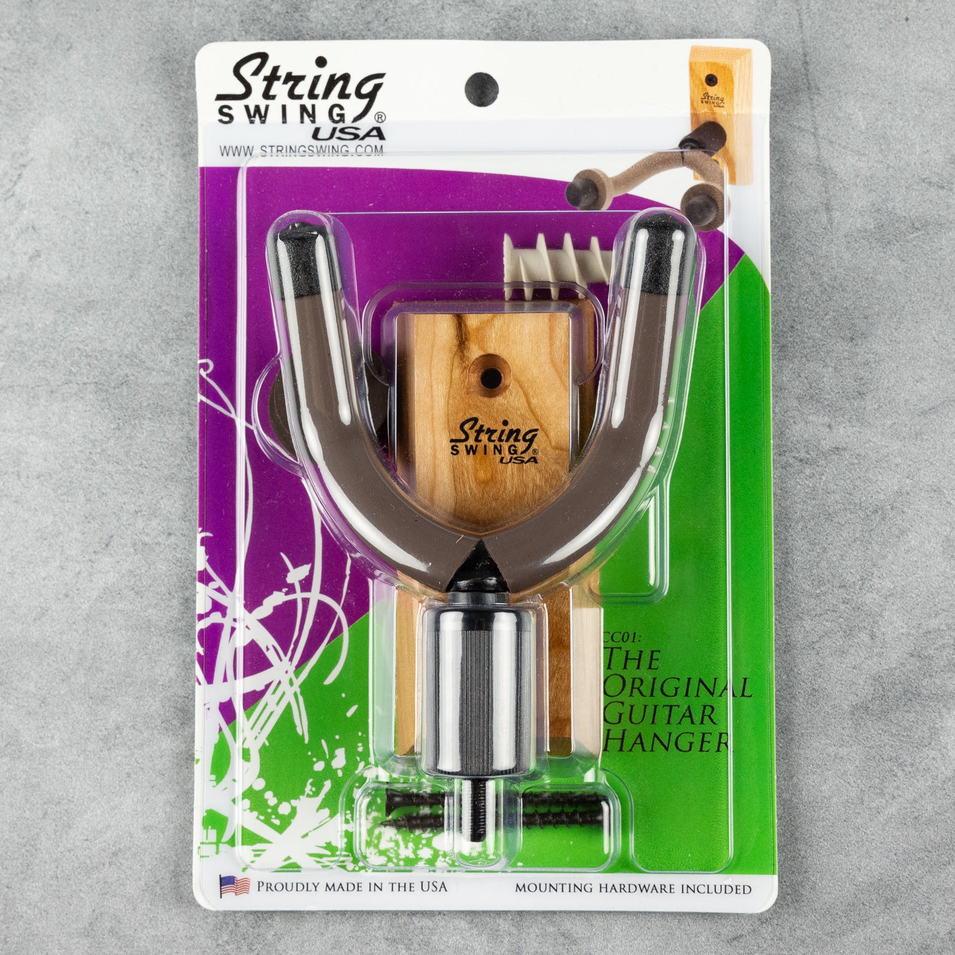 String Swing CC01 Original Style Wall Mount Classical Guitar Hanger