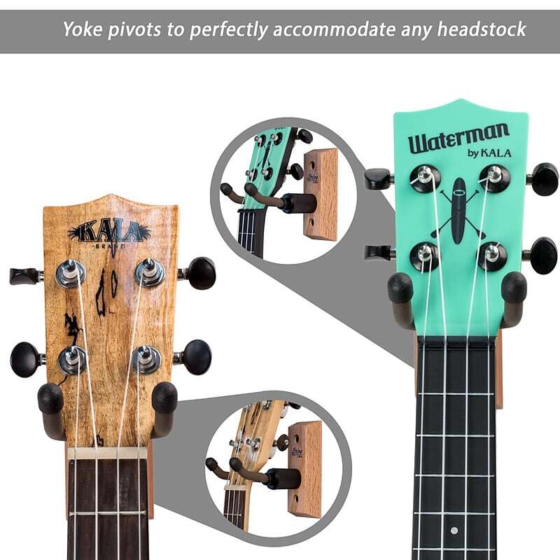 String Swing CC01UK Hardwood Wall Mount Ukulele or Mandolin Hanger