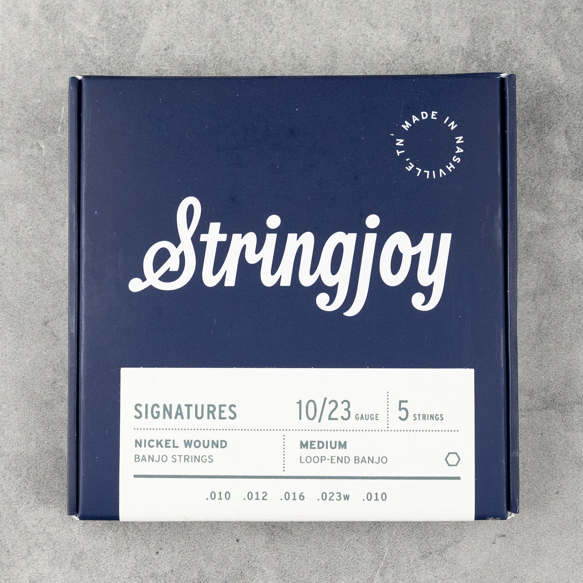 Stringjoy Signatures Medium Gauge (10-23) 5 String Nickel Wound Banjo Strings