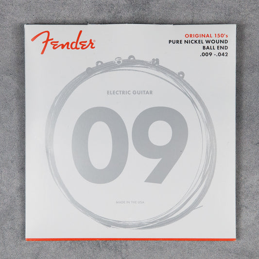 Fender Original 150's Pure Nickel Wound Guitar Strings, .009-.042