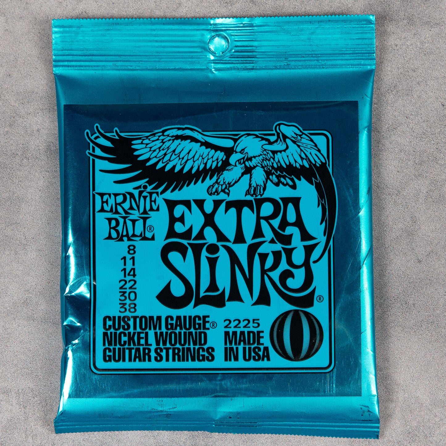 Ernie Ball Extra Slinky Nickel Wound Electric Guitar Strings, 8-38