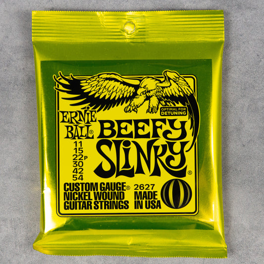 Ernie Ball Beefy Slinky Nickel Wound Electric Guitar Strings, 11-54