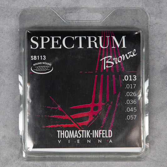 Thomastik Spectrum Bronze Acoustic Guitar Strings, Medium, 13-57