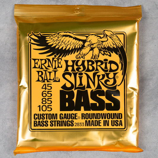 Ernie Ball Hybrid Slinky Nickel Wound Bass Strings, 45-105