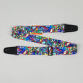 Henry Heller Sublimation Design Guitar Strap, Splatter Paint Design