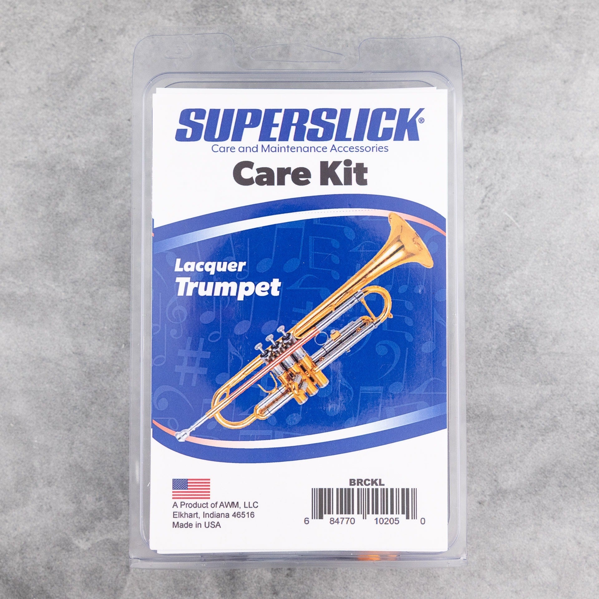 Superslick Trumpet Care Kit / Folding Music Stand Bundle