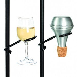 SwirlyGig GR1000 Gig-A-Roo Stemware, Mute & Harmonica Mic Holder for 1/2-inch Black