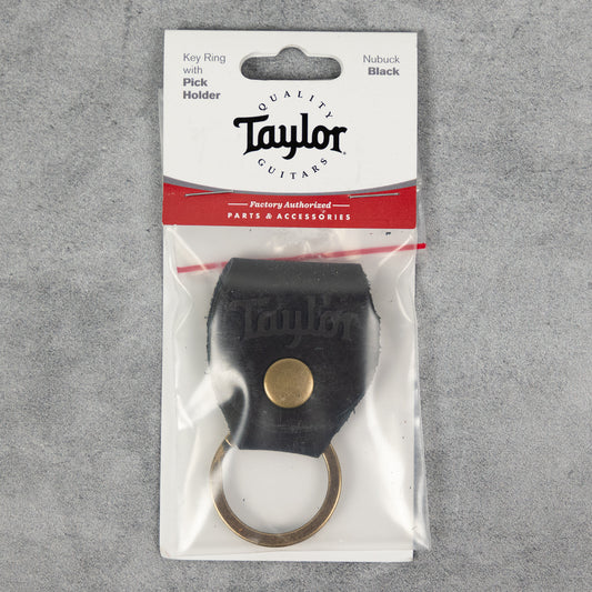 Taylor Key Ring w/ Pick Holder in Black