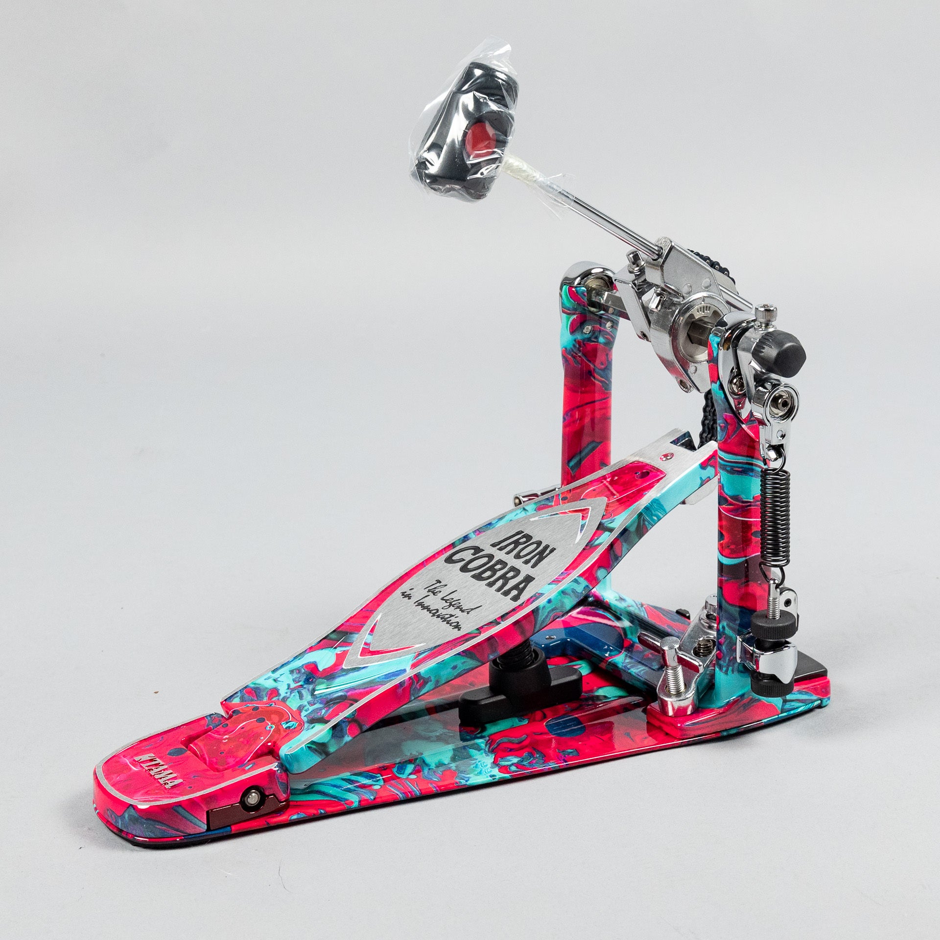 TAMA 50th Anniversary HP900PMCS Power Glide Single Pedal, Coral Swirl