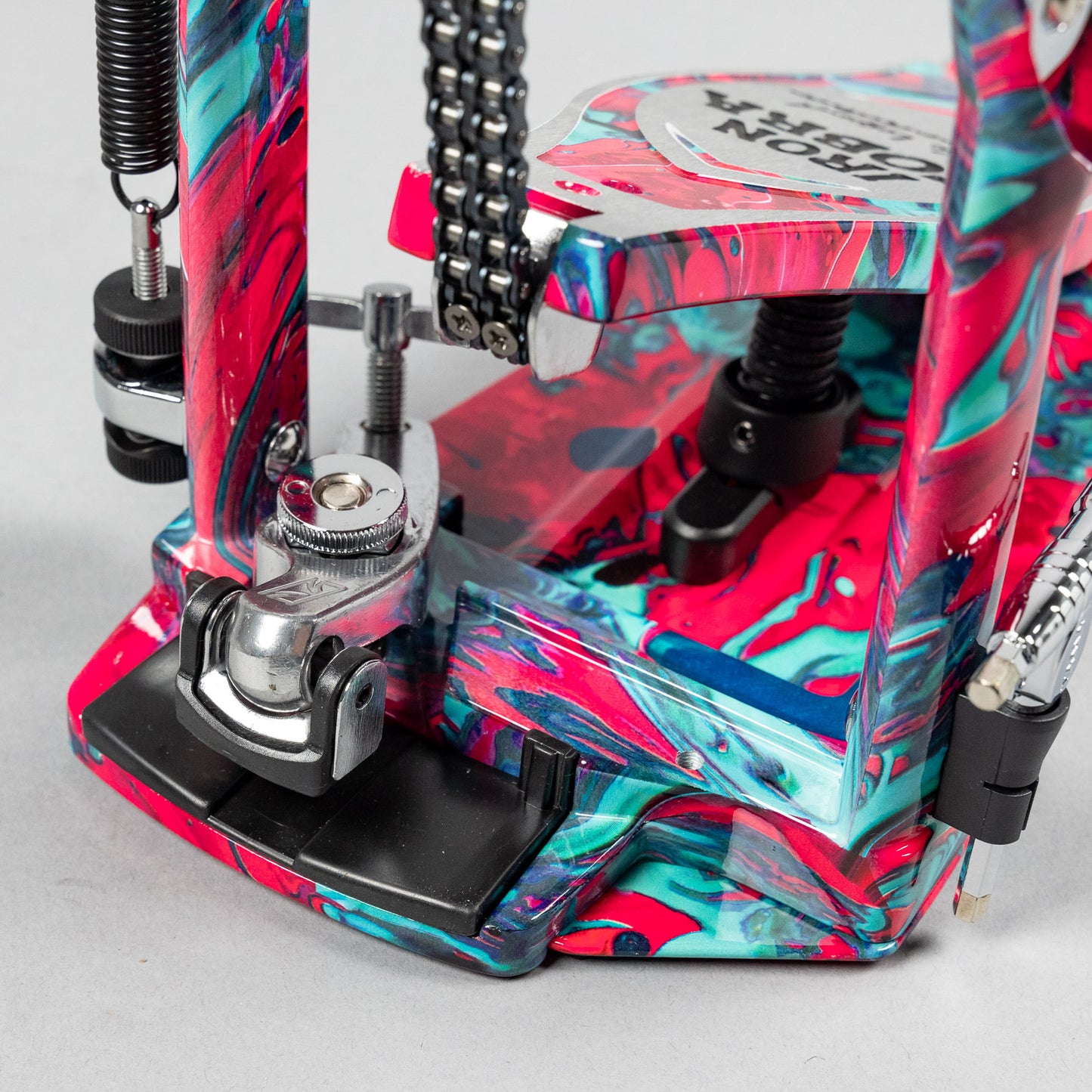 TAMA 50th Anniversary HP900PMCS Power Glide Single Pedal, Coral Swirl