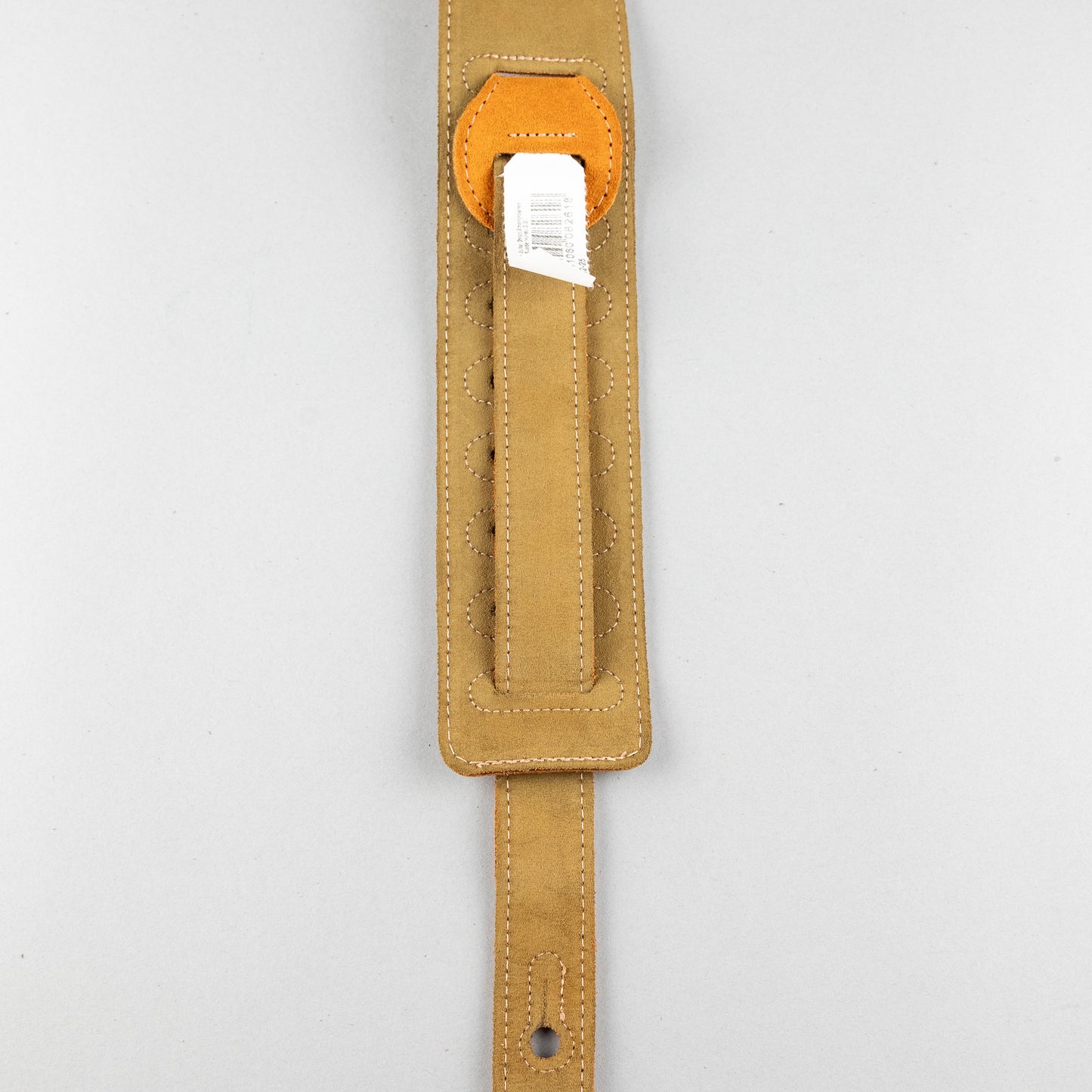Taylor 2.5" Embroidered Suede Guitar Strap, Honey Gold