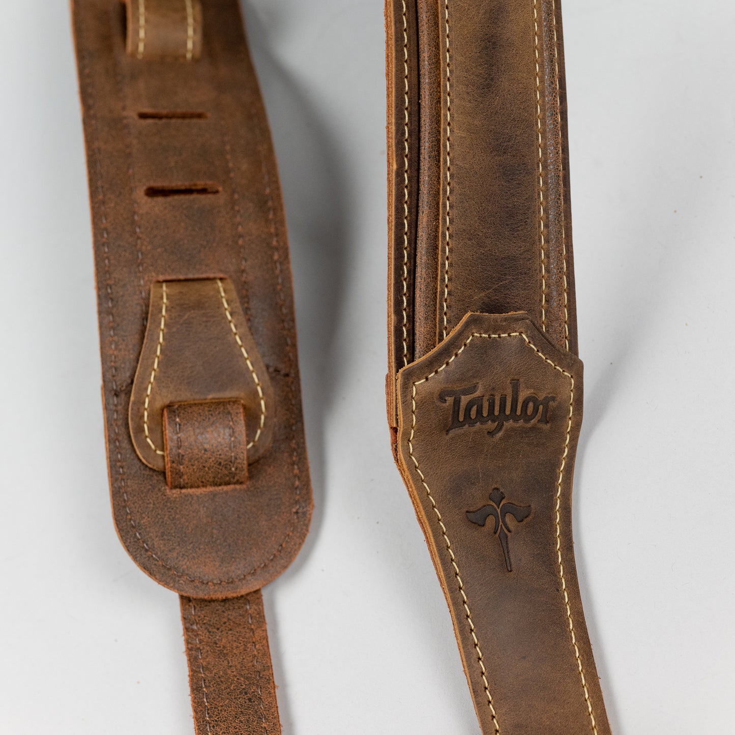Taylor 600 Series Wings Distressed Leather 2.5" Guitar Strap