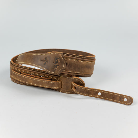 Taylor 600 Series Wings Distressed Leather 2.5" Guitar Strap