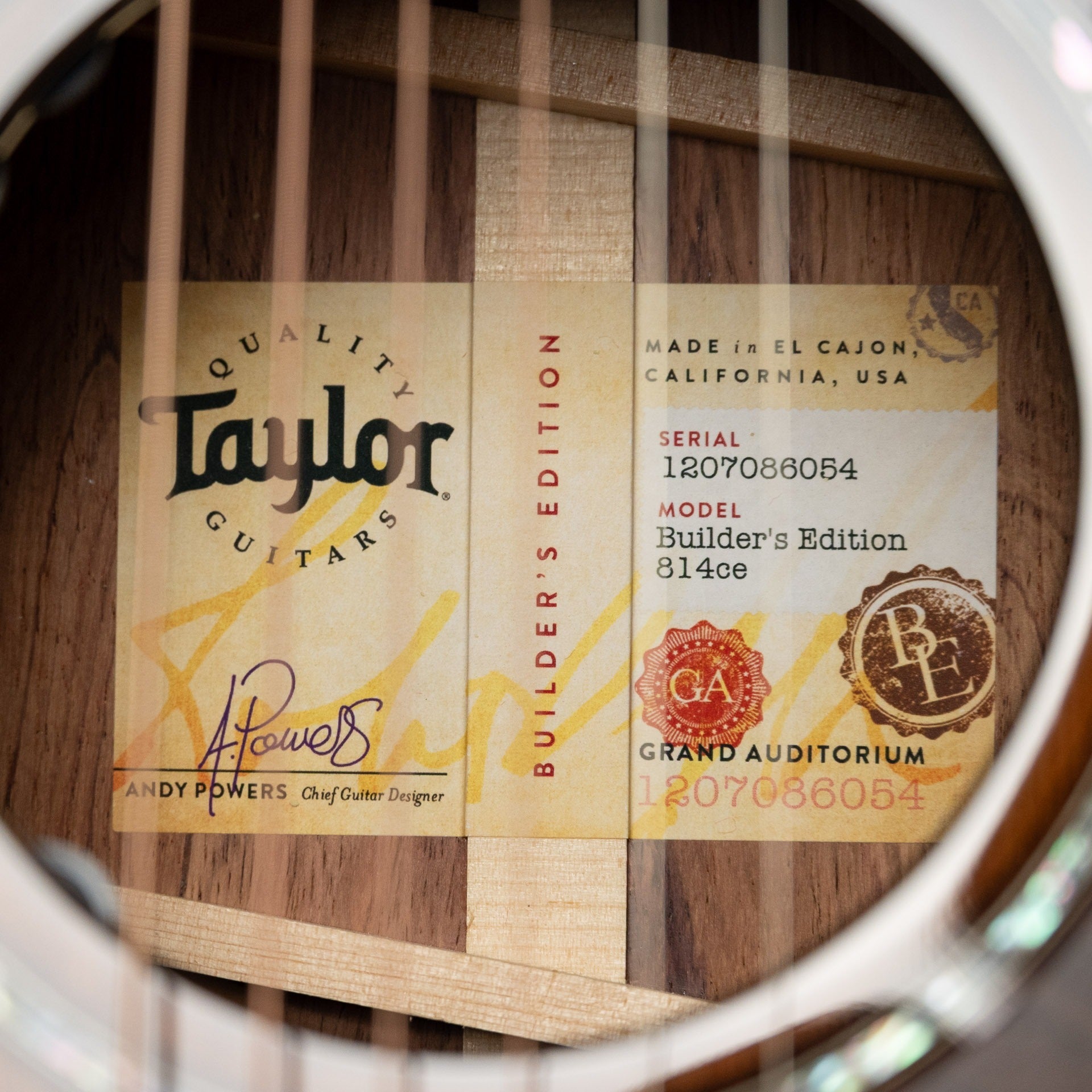 Taylor Builder's Edition 814ce, Next Generation, Honduran Rosewood/Sinker Redwood, Shaded Edgeburst