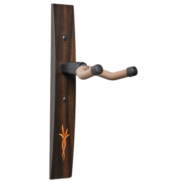 Taylor Ebony Acoustic Guitar Hanger, Bouquet, Myrtlewood/Boxwood Inlay