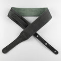 Taylor Gemstone 2.5" Sanded Leather Guitar Strap, Black