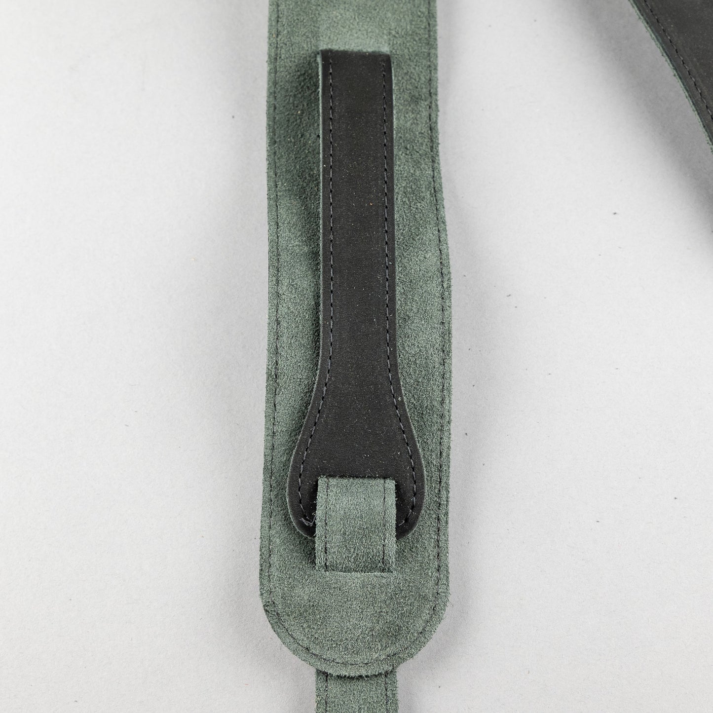 Taylor Gemstone 2.5" Sanded Leather Guitar Strap, Black