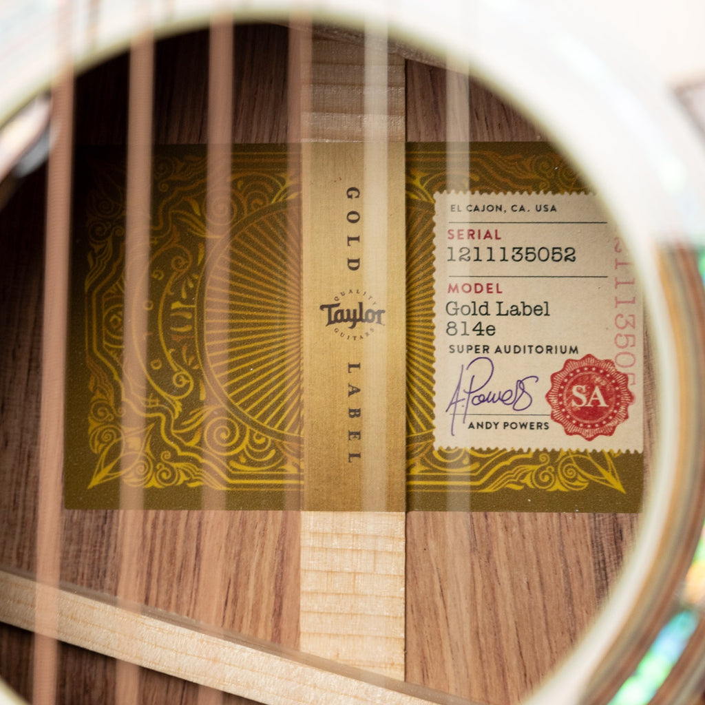 Taylor Gold Label 814e