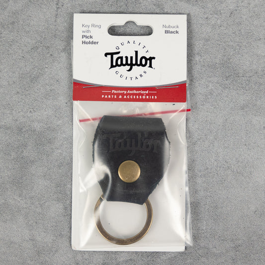 Taylor Key Ring w/ Pick Holder in Black