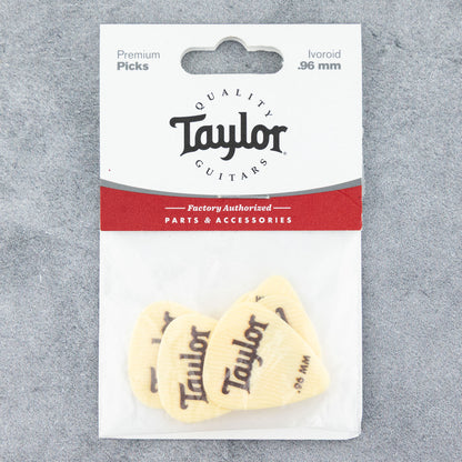 Taylor Premium DarkTone Ivoroid 351 Picks, 0.96mm, 6-Pack