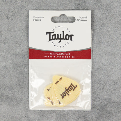 Taylor Premium DarkTone Ivoroid 351 Picks, 6-Pack, .96mm