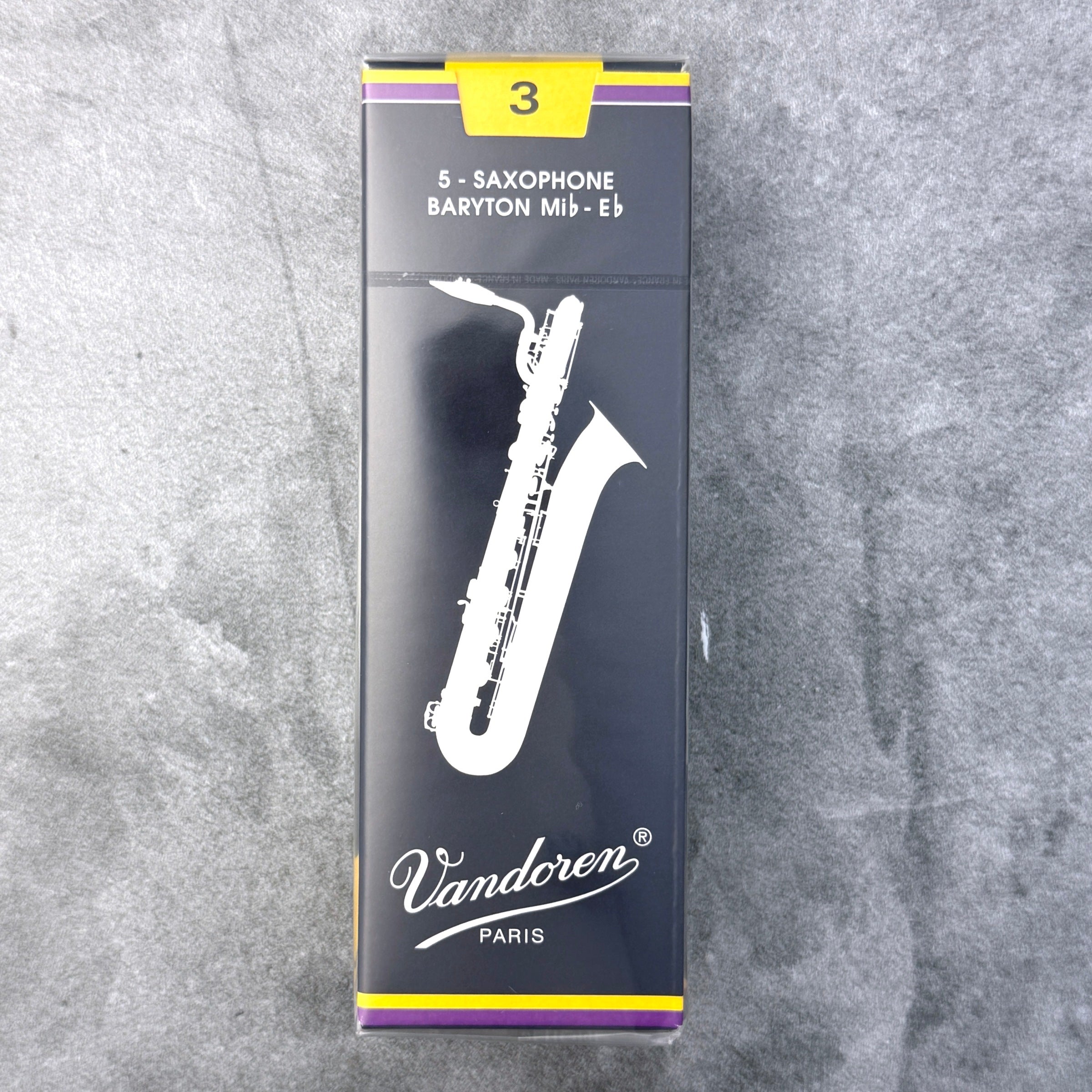 Vandoren Traditional Bari Sax Reeds, Strength 3.0 (Box of 5)