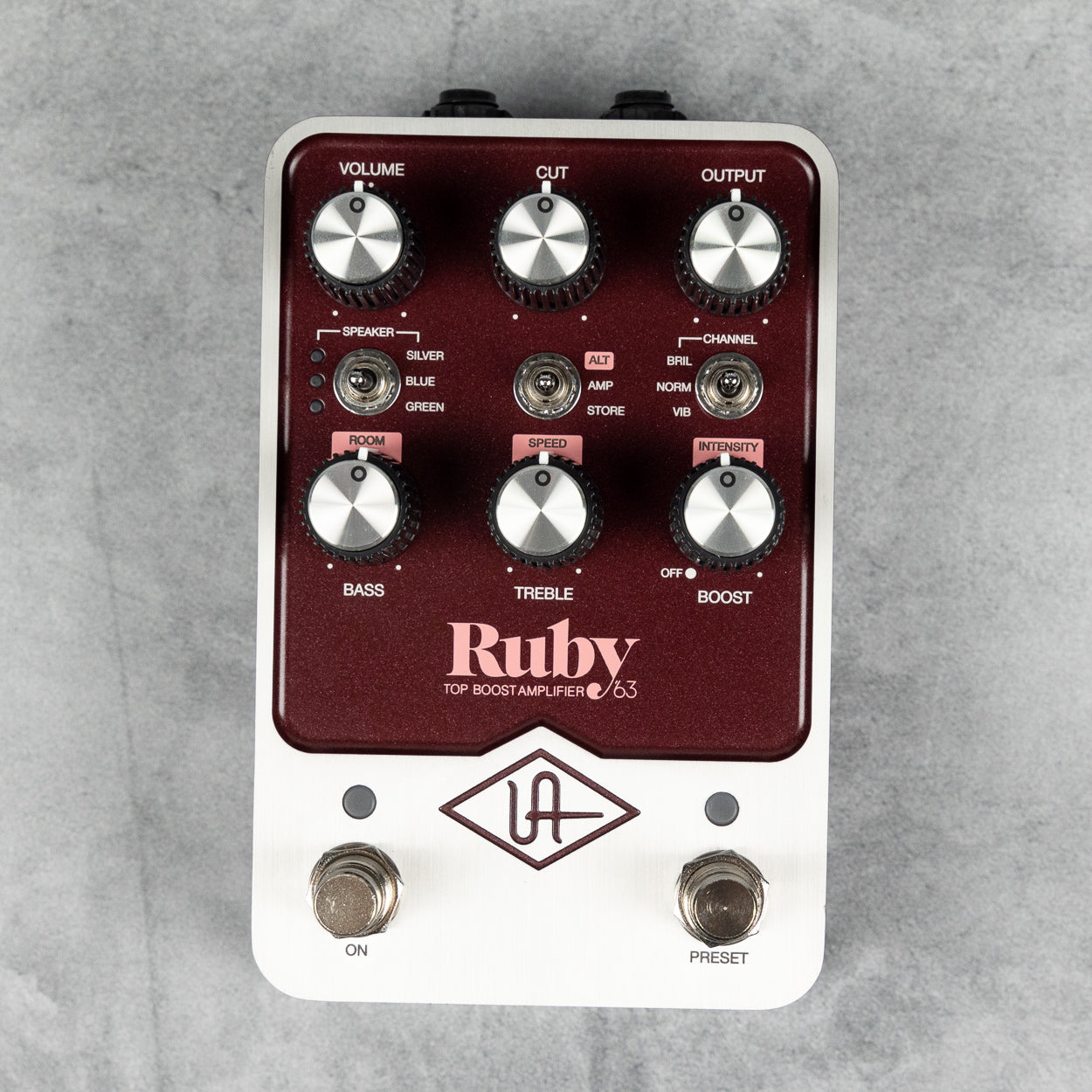 Universal Audio Ruby '63 Top Boost Amplifier Pedal