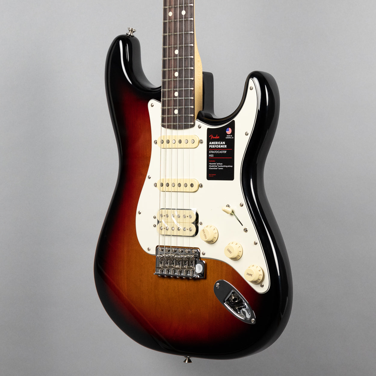 Fender American Performer Stratocaster HSS in 3-Color Sunburst (Factory  B-Stock US22069013)