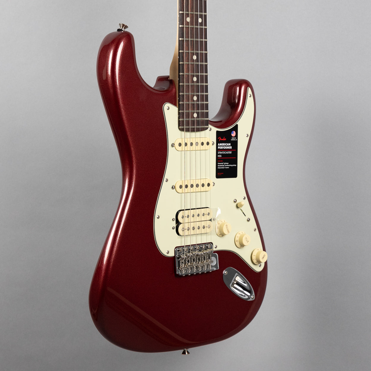 Fender American Performer Stratocaster HSS in Aubergine